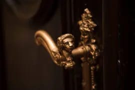 Gold Lion Door Knob - Maison Albion