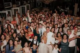 Wedding Guests Celebrating at Maison Albion